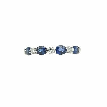 STUNNING SAPPHIRE OVAL BAND